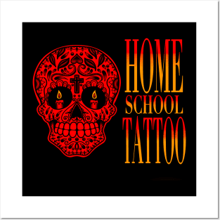 HomeSchoolTattoo SugarSkull Posters and Art